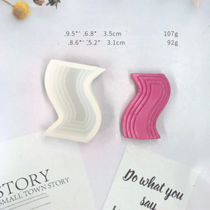 Creative N-shaped DIY Fragrance Home Plaster Decoration Decoration